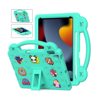   Apple iPad 7 / 8 / 9 10.2" / iPad Pro 10.5" / iPad Air 3 10.5" - Kids Heavy Duty Shockproof Case with Removable Dolls and Kickstand